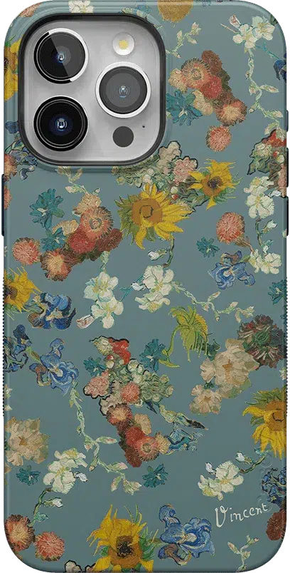 Van Gogh's Flowers | 50th Anniversary Case iPhone Case Van Gogh Museum Bold + MagSafe® iPhone 15 Pro 