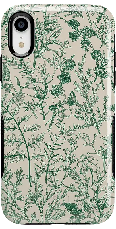 Sage Garden | Green Floral Case iPhone Case get.casely Bold iPhone XR 