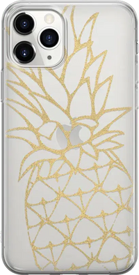 You're a Fine-Apple | Gold Pineapple Clear Case iPhone Case get.casely Classic iPhone 11 Pro Max 