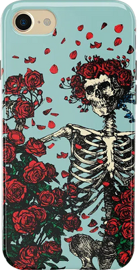 Forever Grateful | Grateful Dead Skeleton Floral Case iPhone Case Grateful Dead Classic iPhone 6/7/8 