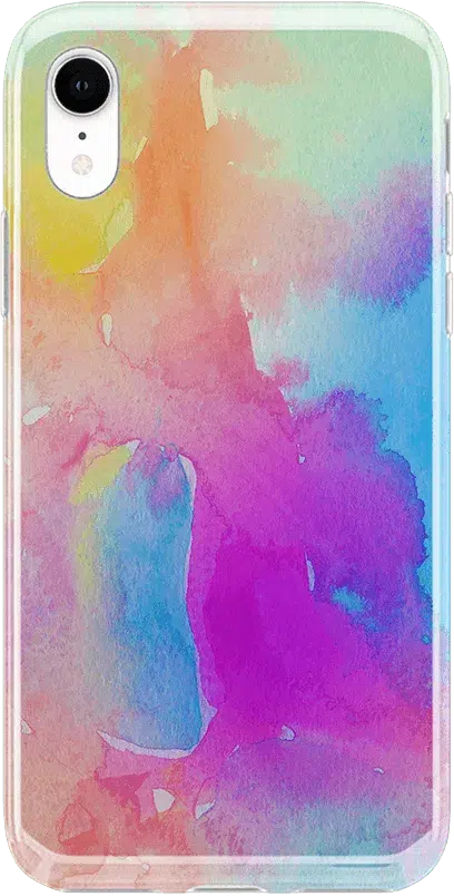 Painting in Pastels | Rainbow Watercolor Case iPhone Case get.casely Classic iPhone XR 