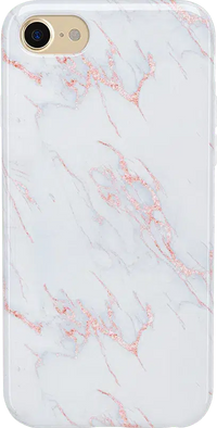 Subtle Blush | White and Pink Marble Case iPhone Case get.casely Classic iPhone 6/7/8 