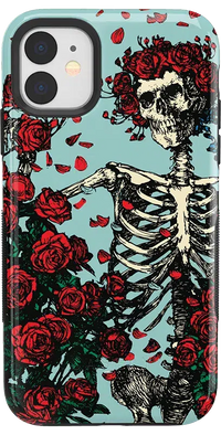 Forever Grateful | Grateful Dead Skeleton Floral Case iPhone Case Grateful Dead Bold iPhone 11 